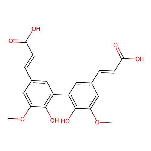 Diferulic acid structure