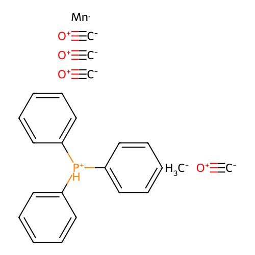 Carbanide;carbon monoxide;manganese;triphenylphosphanium structure