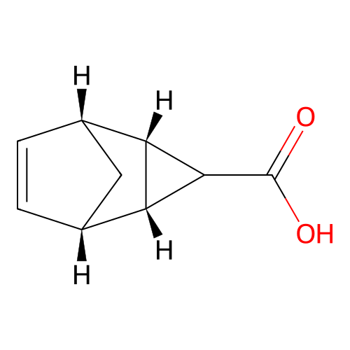 (1S,2R,4S,5R)-tricyclo[3.2.1.02,4]oct-6-ene-3-carboxylic acid structure