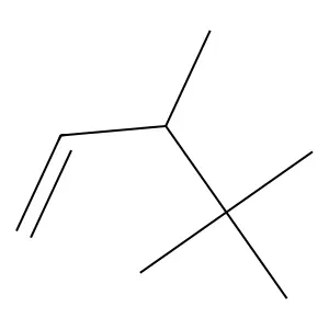 3,4,4-Trimethyl-1-pentene structure