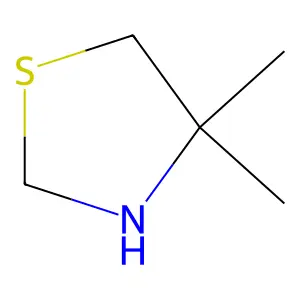 4,4-Dimethyl-thiazolidine structure