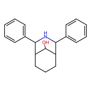 2,4-Diphenyl-3-azabicyclo[3.3.1]nonan-9-ol structure
