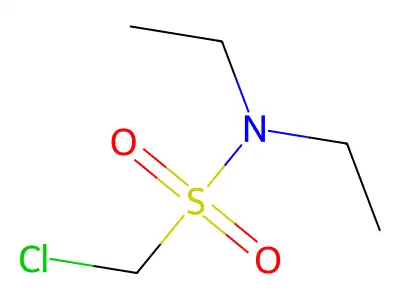 1-Chloro-N,N-diethylmethanesulfonamide structure