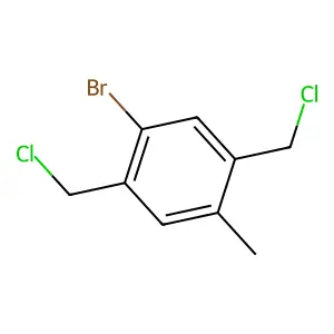 1-Bromo-2,5-bis(chloromethyl)-4-methylbenzene structure