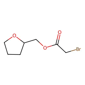 (Oxolan-2-yl)methyl bromoacetate structure