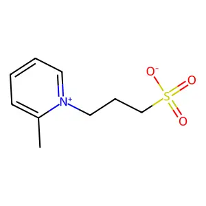 2-Methyl-1-(3-sulphonatopropyl)pyridinium structure