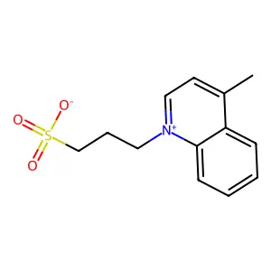 quinolinium, 4-methyl-1-(3-sulfopropyl)-, inner salt structure