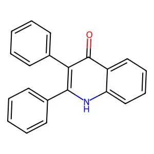 2,3-diphenyl-1H-quinolin-4-one structure