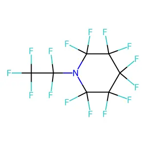 Piperidine, 2,2,3,3,4,4,5,5,6,6-decafluoro-1-(1,1,2,2,2-pentafluoroethyl)- structure