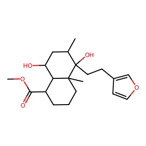 Marrubic acid structure