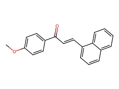 1-(4-Methoxylphenyl)-3-(naphthalen-1-yl)-2-propen-1-one structure