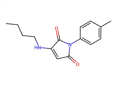 3-(Butylamino)-1-(4-methylphenyl)-1H-pyrrole-2,5-dione structure