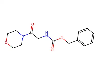 benzyl N-(2-morpholino-2-oxoethyl)carbamate structure