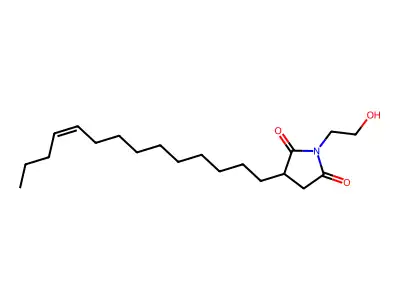 1-(2-Hydroxyethyl)-3-tetradec-10-enylpyrrolidine-2,5-dione structure
