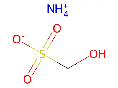 Ammonium hydroxymethanesulphonate structure