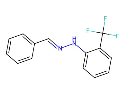 N-(benzylideneamino)-2-(trifluoromethyl)aniline structure