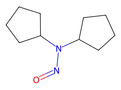 Cyclopentanamine, N-cyclopentyl-N-nitroso- structure