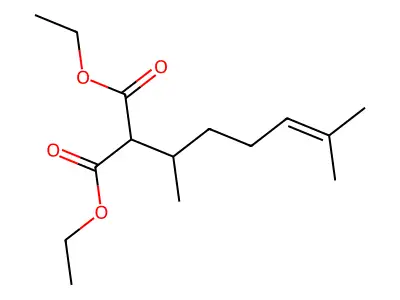 Ethyl 3,7-dimethyloct-6-enoate structure