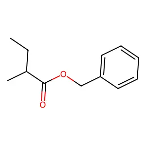 Benzyl 2-methylbutyrate structure