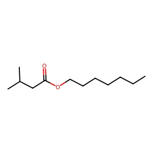 Heptyl isovalerate structure