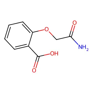2-(Carbamoylmethoxy)benzoic acid structure
