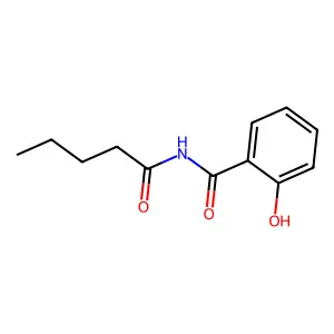 2-hydroxy-N-pentanoylbenzamide structure