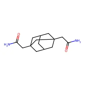 1,3-金刚烷二乙酰胺 structure
