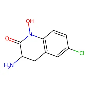 3-Amino-6-chloro-3,4-dihydro-1-hydroxy-2(1H)-quinolinone structure