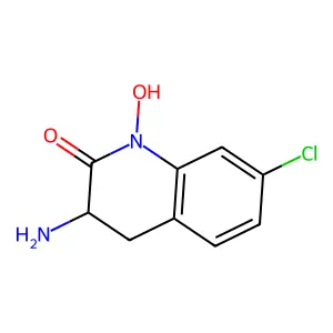 3-Amino-7-chloro-1-hydroxy-3,4-dihydroquinolin-2-one structure