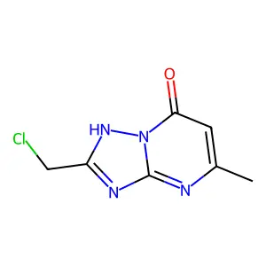 [1,2,4]Triazolo[1,5-a]pyrimidin-7(1H)-one, 2-(chloromethyl)-5-methyl- structure
