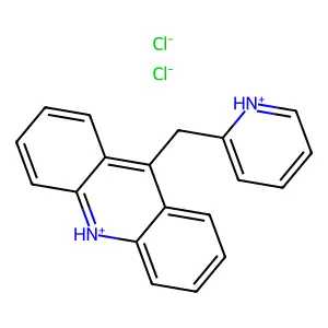 Acridine, 9-(2-pyridylmethyl)-, dihydrochloride structure