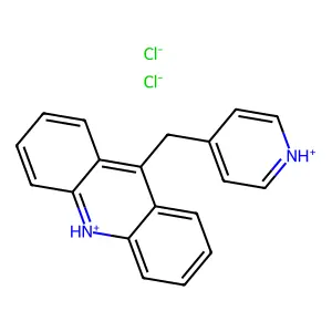 Acridine, 9-(4-pyridylmethyl)-, dihydrochloride structure
