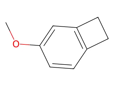 Bicyclo[4.2.0]octa-1,3,5-triene, 3-methoxy- structure