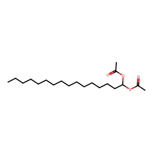 1-(Acetyloxy)hexadecyl acetate structure