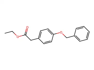 4-Benzyloxyphenylacetic acid ethyl ester structure