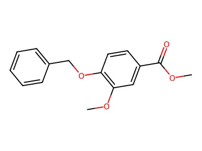 Methyl 4-(benzyloxy)-3-methoxybenzoate structure