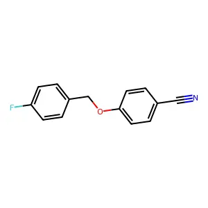 4-[(4-Fluorophenyl)methoxy]benzonitrile structure