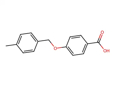 4-[(4-Methylbenzyl)oxy]benzenecarboxylic acid structure