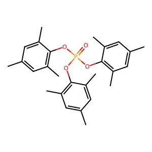Phenol, 2,4,6-trimethyl-, 1,1',1''-phosphate structure