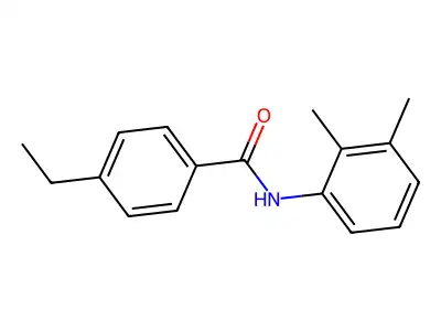 N-(2,3-dimethylphenyl)-4-ethylbenzamide structure