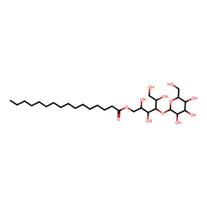 4-O-beta-D-Galactopyranosyl-D-glucitol monopalmitate structure