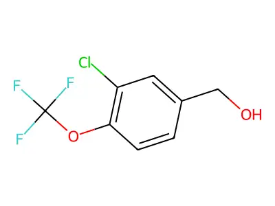 3-Chloro-4-(trifluoromethoxy)benzoic acid structure