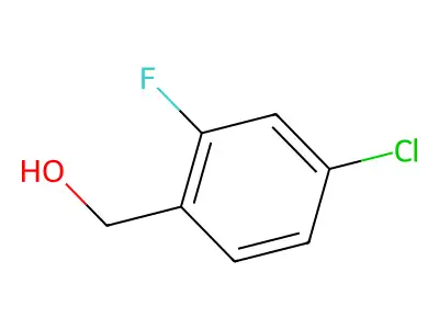 (4-Chloro-2-fluorophenyl)methanol structure