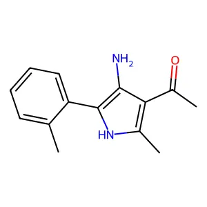 Ethanone, 1-(4-amino-2-methyl-5-(2-methylphenyl)-1H-pyrrol-3-yl)- structure