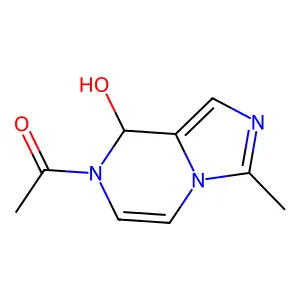 1-(8-hydroxy-3-methyl-8H-imidazo[1,5-a]pyrazin-7-yl)ethanone structure