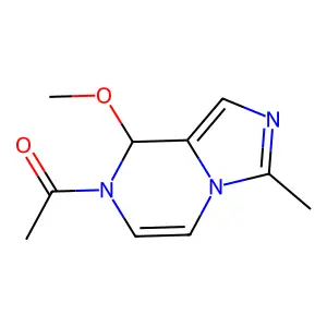 1-(8-methoxy-3-methyl-8H-imidazo[1,5-a]pyrazin-7-yl)ethanone structure