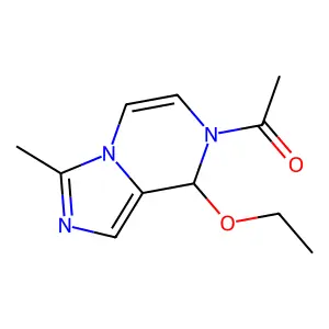 1-(8-ethoxy-3-methyl-8H-imidazo[1,5-a]pyrazin-7-yl)ethanone structure