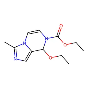 ethyl 8-ethoxy-3-methylimidazo[1,5-a]pyrazine-7(8H)-carboxylate structure