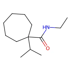 N-乙基-1-异丙基环庚烷甲酰胺 structure