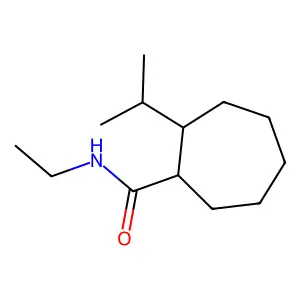 N-乙基-2-异丙基环庚烷甲酰胺 structure